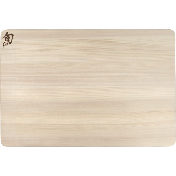 Tabla de cortar grande Shun de madera de hinoki 45 x 30 cm