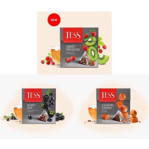 Pack 3 Tess Te Negro