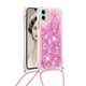 thumbnail image 5 of Funda FOXDOCK para iPhone 11 con Cuerda Ajustable, Brillo Líquido, Protección Antigolpes y Lente – Ideal para Regalo, 5 of 6