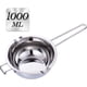 thumbnail image 1 of Baño María - Crisol de acero inoxidable 304 (18/8) de 1000 ml con mango resistente al calor, herramientas grandes para hornear para derretir chocolate, mantequilla, dulces y velas, 1 of 7