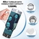 thumbnail image 5 of Servicio de Jurado Vaso aislado de acero inoxidable con asa, diseño temático, regalo para familia, amigos y fans; incluye pajita y encaja en el portavasos estándar, 40 oz, 5 of 6