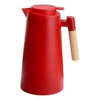 Magideal - De Vacío Portátil De 1L De Doble Pared, Jarra De Retención De 24 Tiempo Tiempo De Tiempo De Tiempo De , Revestimiento De , Hervidor De Aislamiento Térmico Para Jarra De Rojo