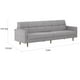thumbnail image 3 of Sofa 3 Cuerpos Mojave, 3 of 3
