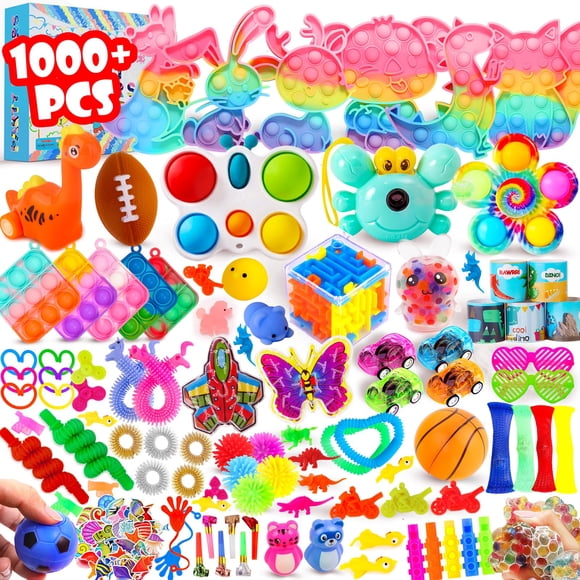 Paquete de juguetes Fidget DKZ de 1000 piezas para regalos de fiesta para niños