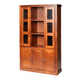 thumbnail image 1 of Vitrina Berlin 3 Cuerpos Madera Nogal Vidrio, 1 of 4