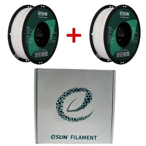 Esun - Pack 2 X Filamento 3D Pla+ Blanco Invierno 1Kg | Filamentos