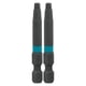 thumbnail image 1 of Power Bit Makita A-96718 Impactx, 3 huecos cuadrados, 2 unidades, 1 of 4