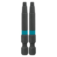 Power Bit Makita A-96718 Impactx, 3 Huecos Cuadrados, 2 Unidades
