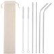 thumbnail image 1 of Juego de 4 pajillas de metal reutilizables CAMDEA 27 cm, 1 of 7