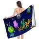 thumbnail image 4 of Galaxia Creativa Toalla de playa de secado rápido con diseño temático, regalo para mujeres y niñas, ideal para cumpleaños, fans, amantes de la música, uso en la playa o al aire libre, 78 × 180 cm, 4 of 6
