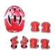 thumbnail image 3 of Kit De 7 Cascos De Bicicleta Para Niños, Equipo De Protección Para Niñas, Patineta, Patinaje En Línea, Color Rojo, 3 of 5