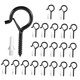thumbnail image 2 of 20PCS Ganchos De Tornillo En Forma De Q Dise?o De Hebilla De Seguridad Atornillada Jardineras Colgantes, 2 of 5