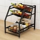 thumbnail image 3 of Rack Estante Organizador Metálico 3 Niveles Negro, 3 of 3
