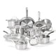 thumbnail image 1 of Batería de cocina T-Fal Gourmet de 15 piezas de acero inoxidable, 1 of 9