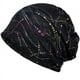 thumbnail image 3 of Hotfix Rhinestone Embossed Lace Beanie Hat, Solid Color Trendy Skull Cap, Lightweight Casual Hair Accessories For Women, 3 of 3