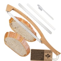 Cuchillo Para Pan Monteherra De 43 Cm Con Mango De Madera Y Hoja Dentada