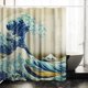 thumbnail image 2 of Cortina de ducha INVIN ART 183 cm La Gran Ola de Hokusai, 2 of 8