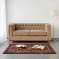 Latam Home - Sofa Roma 2C Tela Velvet Beige
