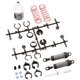 thumbnail image 1 of Amortiguadores Traxxas 3760A Ultra Grey Long de 2 piezas, 1 of 1