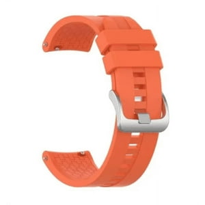 Genérico - Correa Silicona Compatible Con Huawei Gt/Gt2/Gt3 46Mm 22Mm Naranja