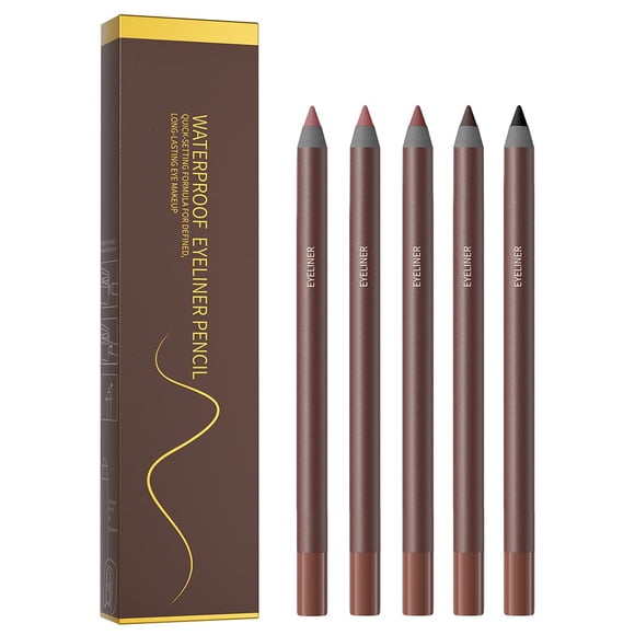Set de 5 colores a prueba de agua – Lápiz delineador Pinkiou