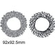 thumbnail image 3 of Troqueles de metal con forma de corona de ramas, plantillas de corte para álbumes de recortes, tarjetas, etc., 3 of 7