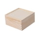 thumbnail image 1 of Caja De Almacenamiento De Madera, Caja Rústica Para Dulces De Boda, Pasatiempos Artísticos, Tarjetas De Amantes DIY, 15x15x8cm, 1 of 5