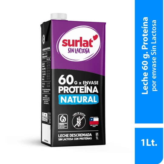 Leche Sin Lactosa Proteinas 1 L Surlat