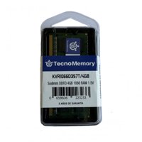 Memoria Ram Tecnomemory Sodimm Ddr3 4Gb 1066Mhz Kvr1066D3S7T/4Gb