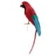 thumbnail image 3 of simulación artificial con plumas loro pájaro animal modelo juguete decoración para el hogar f, 3 of 4