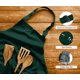 thumbnail image 4 of Delantal con forma de babero Utopia Kitchen, 2 unidades, ajustable y resistente al agua, 4 of 7