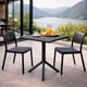 thumbnail image 4 of Mesa Cocina Terraza Jardín Cuadrada Sander 76x60x60 Gris, 4 of 6