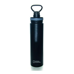 National Geographic - Botella Metálica Negro 600Ml National Geografhic Negro