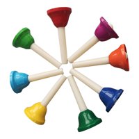 Bothyi - Campanas Musicales De Percusión Manual Para Suministros De Fiesta, Vacaciones Para Niños, 8 Uds.