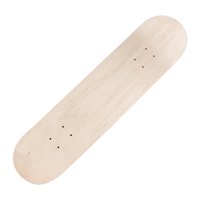 Magideal - Cubierta De Madera Para Monopatín, Monopatín Diy Para Niños, Cubierta De Madera Para Patines, Cubierta De Longboard En Blanco Sin Pintar, Cubierta De 80Cm Sin Ruedas