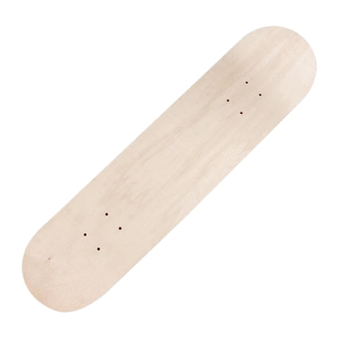 Magideal - Cubierta De Madera Para Monopatín, Monopatín Diy Para Niños, Cubierta De Madera Para Patines, Cubierta De Longboard En Blanco Sin Pintar, Cubierta De 80Cm Sin Ruedas