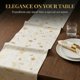 thumbnail image 5 of Camino de Mesa REGALWOVEN para Decoración de Cocina Decoraciones de Cumpleaños Larga Impresa de Poliéster Blanco 13x106.3 pulgadas, 5 of 6