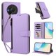 thumbnail image 2 of Funda con Billetera para [TCL NxtPaper 60 Ultra] con Bolsillo Zipper y Tarjetero Morado claro, 2 of 6