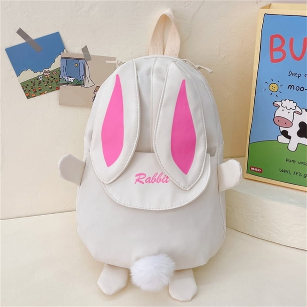 New Fashion Children School Bags Bunny Portable Backpacks Kids Travel Rucksacks Cute Boys Girls School Book Backpack Schoolbags
