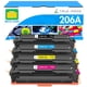 thumbnail image 1 of Paquete de 4 cartuchos de tóner TRUE IMAGE 206A para HP Laserjet Pro, 1 of 9