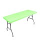 thumbnail image 1 of suxuMhao Funda Ajustada para Mesa, Funda Elástica para Mesa, Funda para Mesa de Fiesta, Mantel de Media Pila, Color Sólido Verde Claro, 95.6 X 30 Pulgadas, 1 Pieza, Uso Interior Exterior para Picnic, 1 of 4