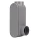 thumbnail image 1 of Cuerpo de conduit CKVIHAV de PVC rígido de 2 pulgadas tipo LR con tapa, gris, 1 of 7