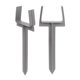 thumbnail image 4 of Canaleta en forma de K Downspout Anchor Amerimax, ligera, de plástico gris, 4 of 4