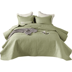 Genérico - Cobertor Verano King Unicolor Verde Rey