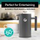 thumbnail image 3 of Cafetera French Press Coffee Gator de 1 litro con tarro de viaje, color negro, 3 of 7