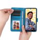 thumbnail image 5 of Funda tipo cartera FOXDOCK para Realme C55 , diseño girasol en relieve, cuero PU, cierre magnético, soporte y tarjetero, 5 of 5