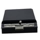 thumbnail image 5 of Portablillas Saunders de aluminio reciclado negro con portapapeles, 5 of 6