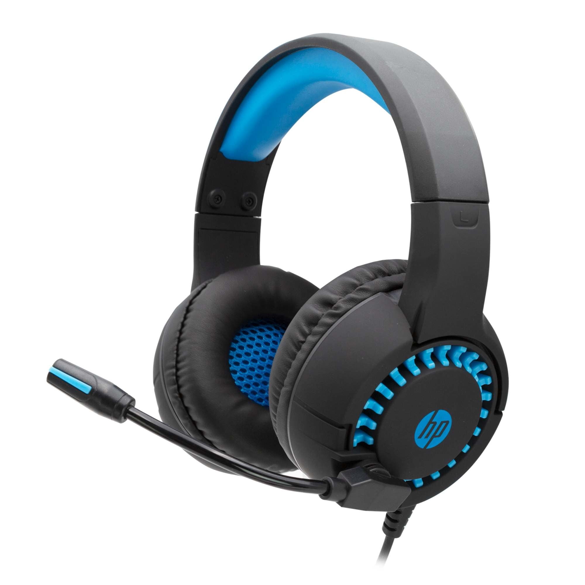 Hp - Audífonos Gamer On Ear Dhw-8011 Con Cable Negro/Azul