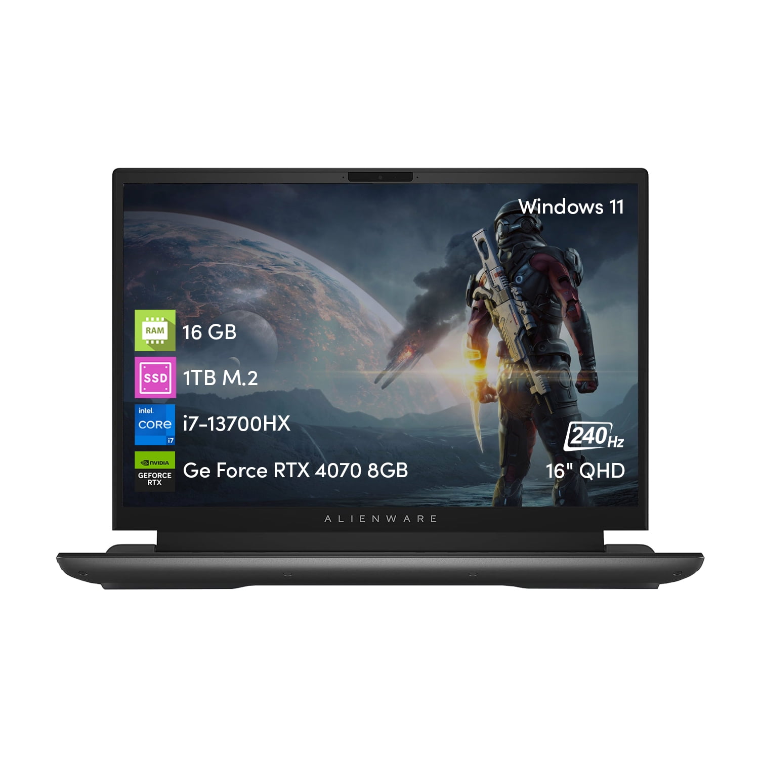 Alienware M16 I7 13Va 16Gb 1Tbssd Rtx4070 8Gb 16