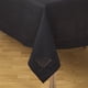 thumbnail image 2 of Mantel SARO LIFESTYLE 178 cm × 305 cm Negro con encaje de canalé, 2 of 3